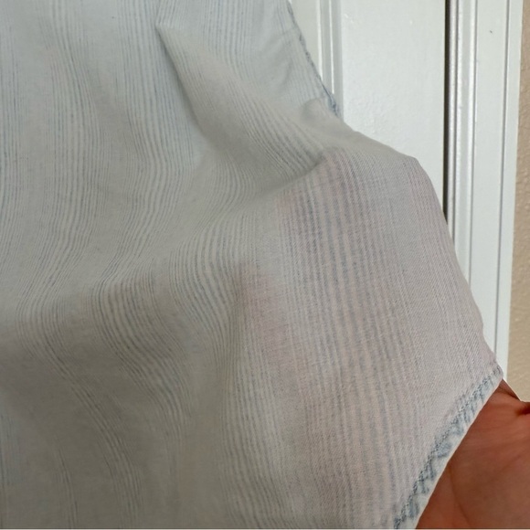 Faherty striped Dress Shift Tunic Organic Cotton Size Small - Picture 4 of 9